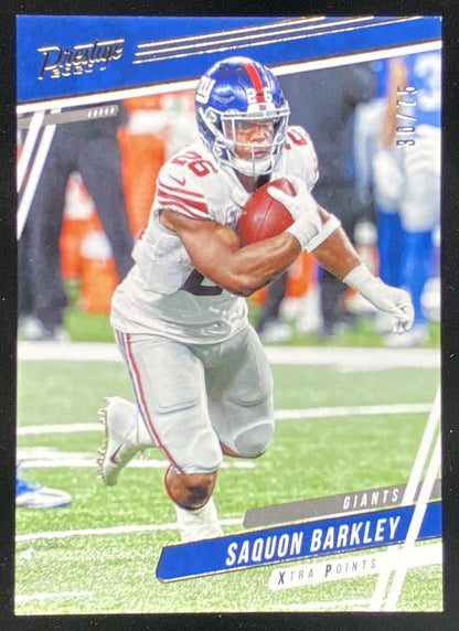 2020 Panini Prestige Saquon Barkley #102 trading card