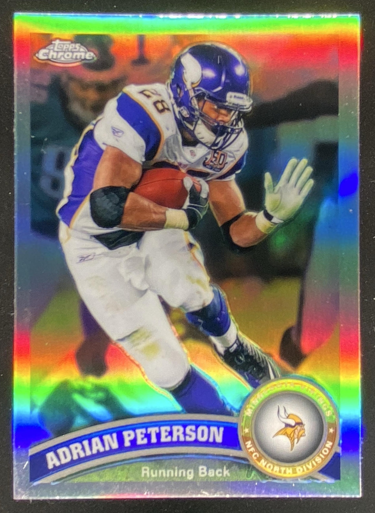 2011 Topps Chrome Adrian Peterson #220 trading card