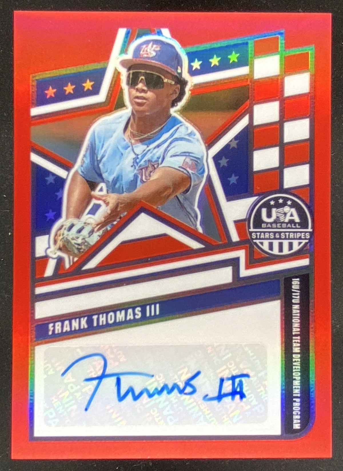 2026 Panini Stars and Stripes Frank Thomas III #NTS-FT trading card