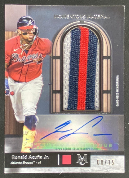 2024 Topps Museum Collection Ronald Acuna Jr. trading card