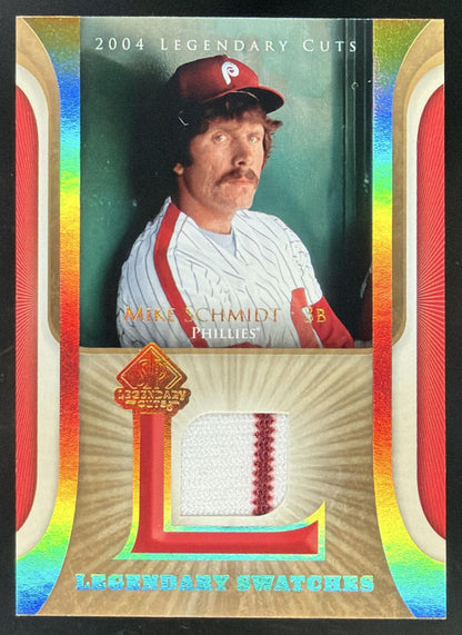 2004 SP Legendary Cuts Legendary Swatches Mike Schmidt trading card