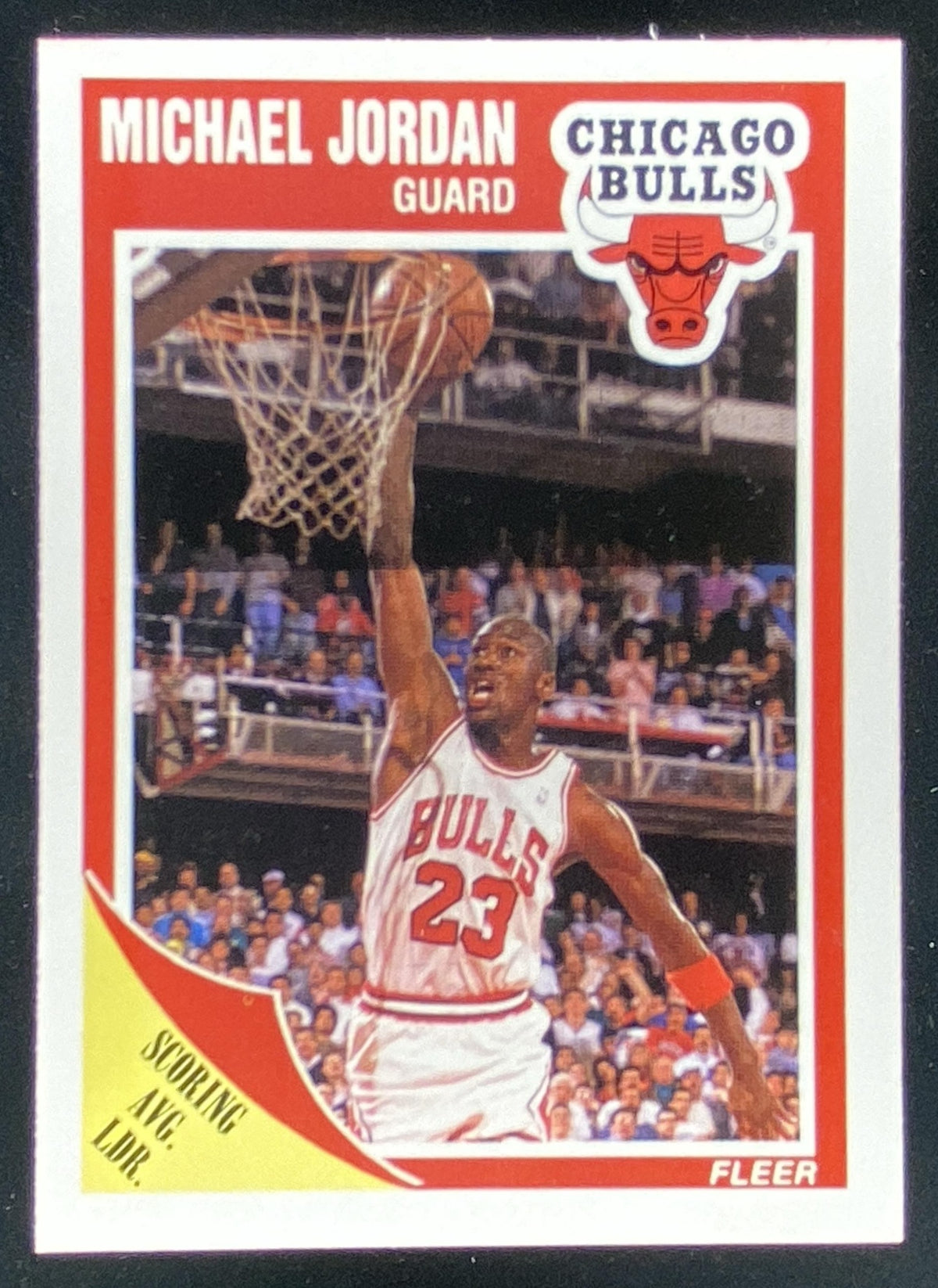 1989 Fleer Michael Jordan #21 trading card