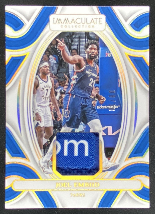 2023 Panini Immaculate Joel Embiid #16 trading card