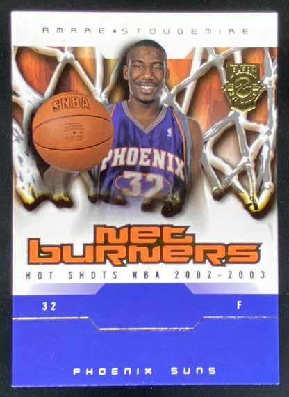 2002 Fleer Hot Shots Amare Stoudemire #8 trading card