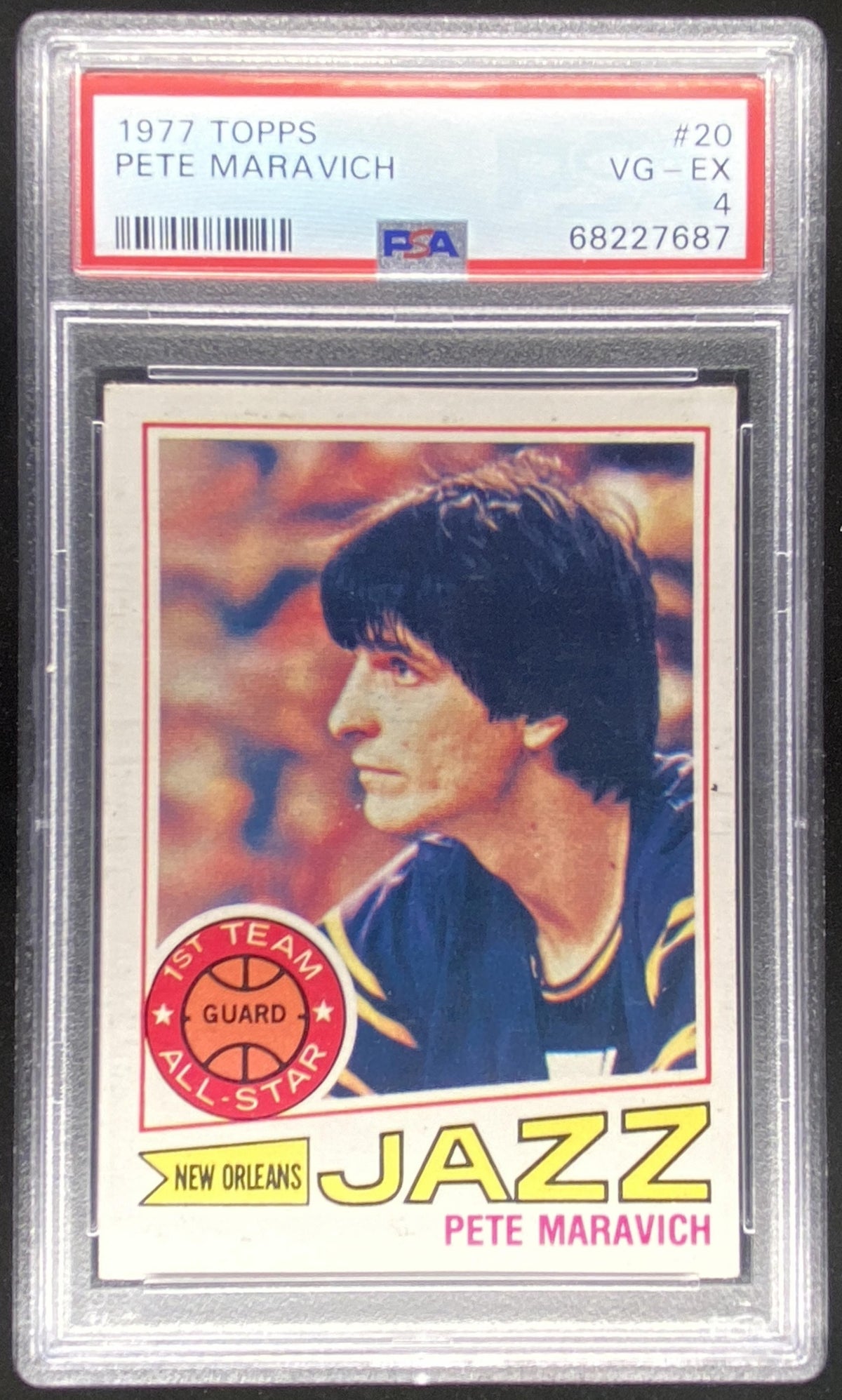 1977 Topps Pete Maravich #20 graded PSA 4 trading card