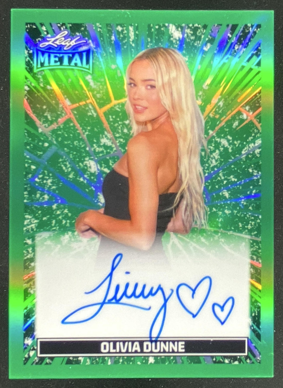 2026 Leaf Women of Sport Metal Olivia Dunne trading card