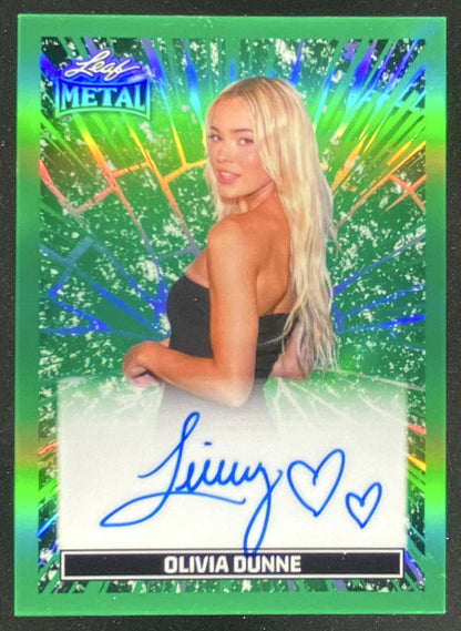 2026 Leaf Women of Sport Metal Olivia Dunne trading card