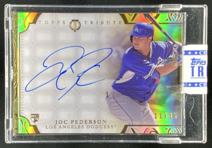 2015 Topps Tribute Joc Pederson #TA-JP trading card