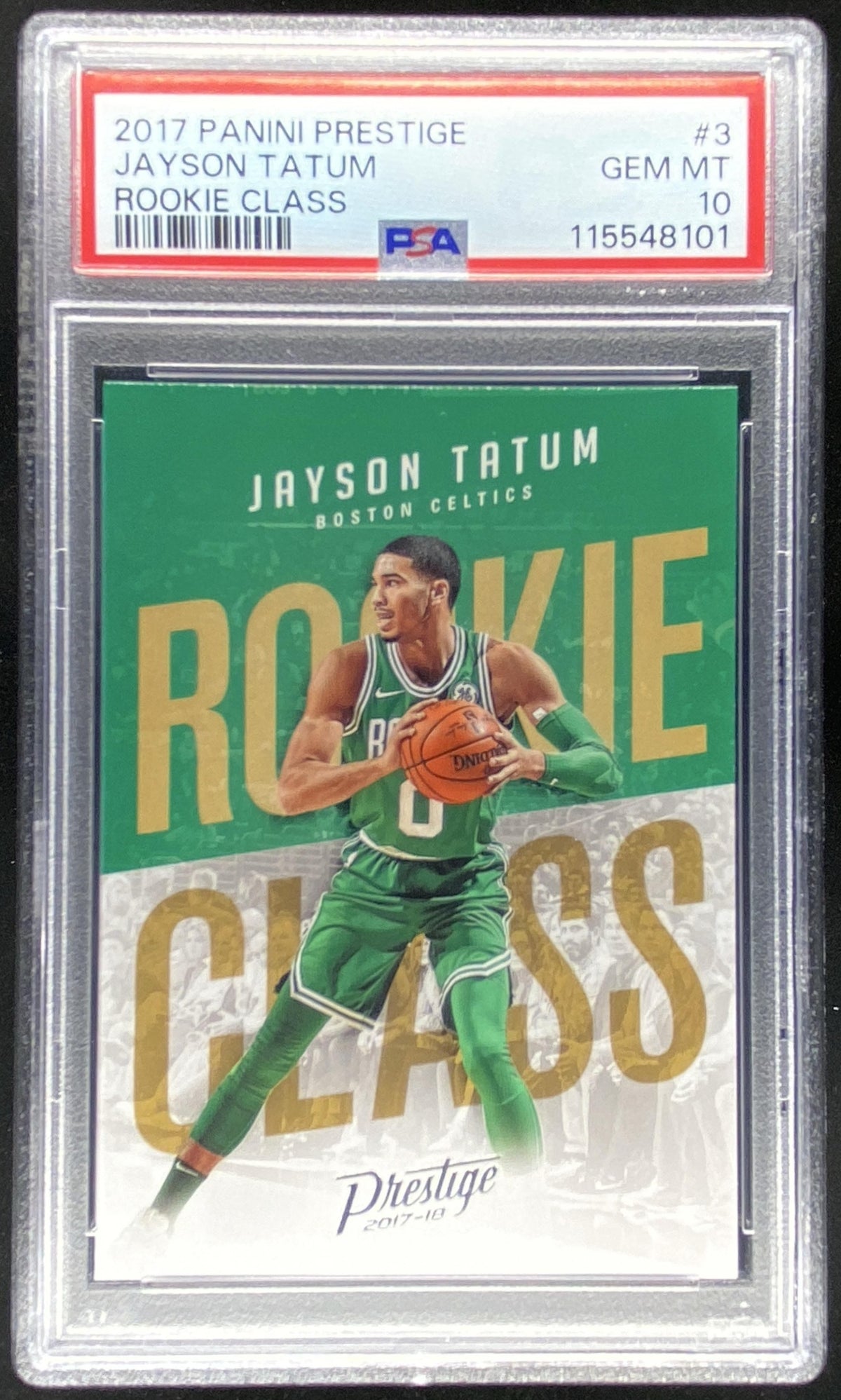2017 Panini Prestige Jayson Tatum #3 trading card