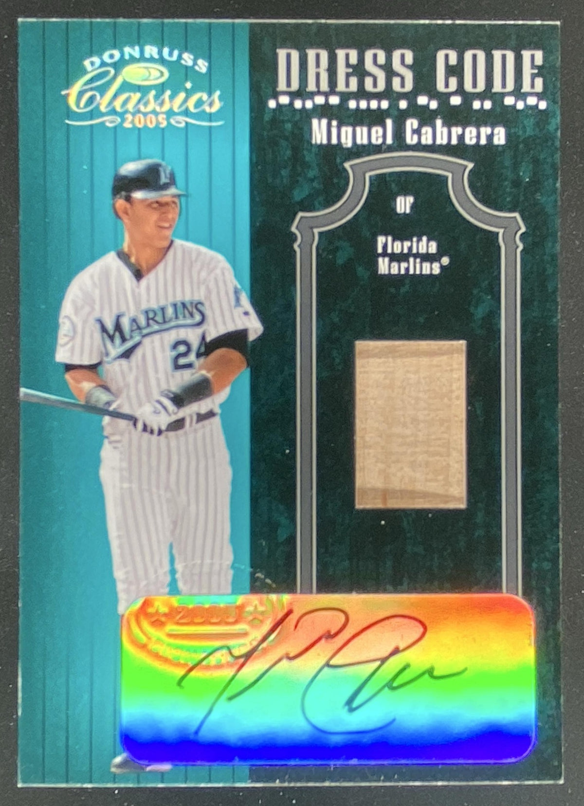 2005 Donruss Classics Miguel Cabrera #CD-16 trading card