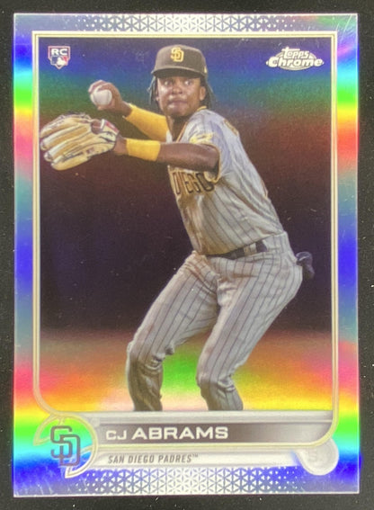 2022 Topps Chrome CJ Abrams #225 trading card