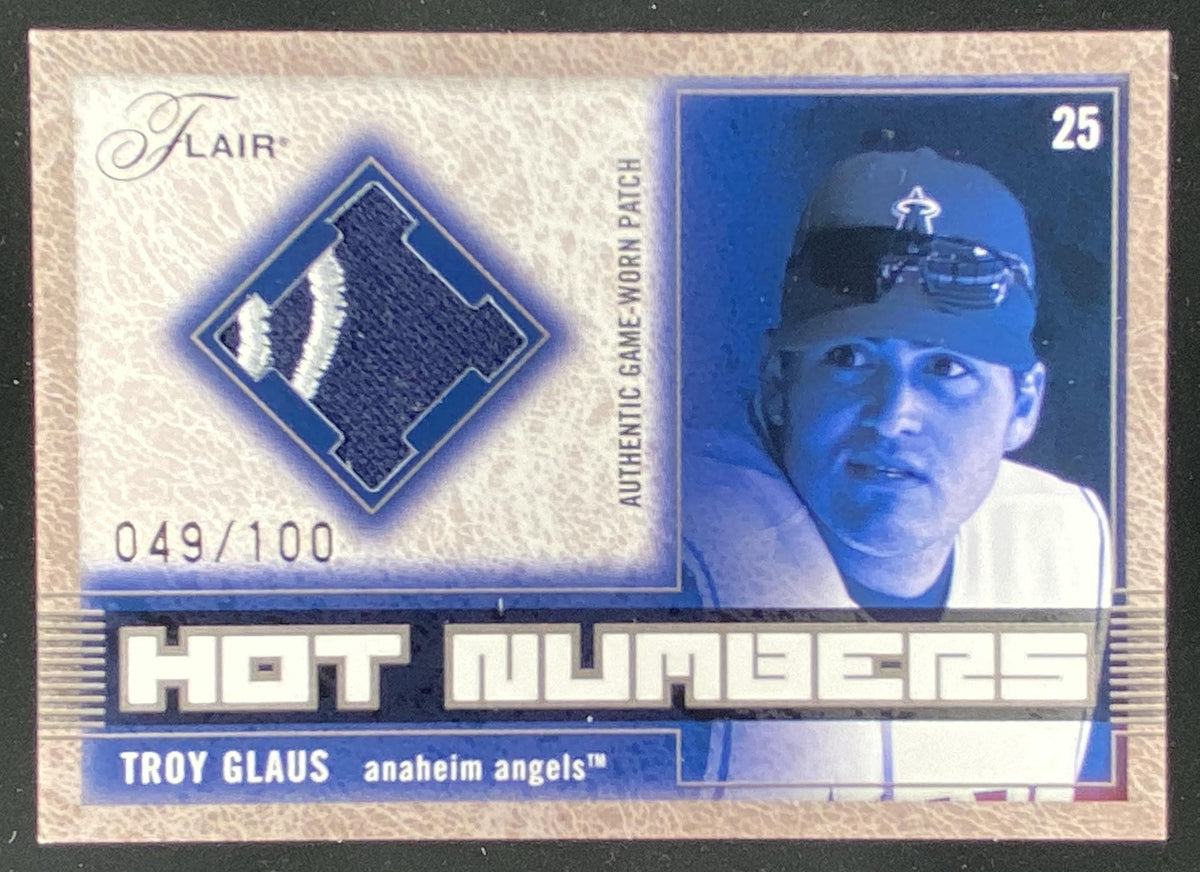 2003 Fleer Flair Troy Glaus #HN-TG trading card