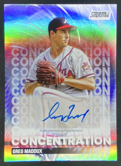 2025 Topps Stadium Club Greg Maddux #TVA-GM trading card