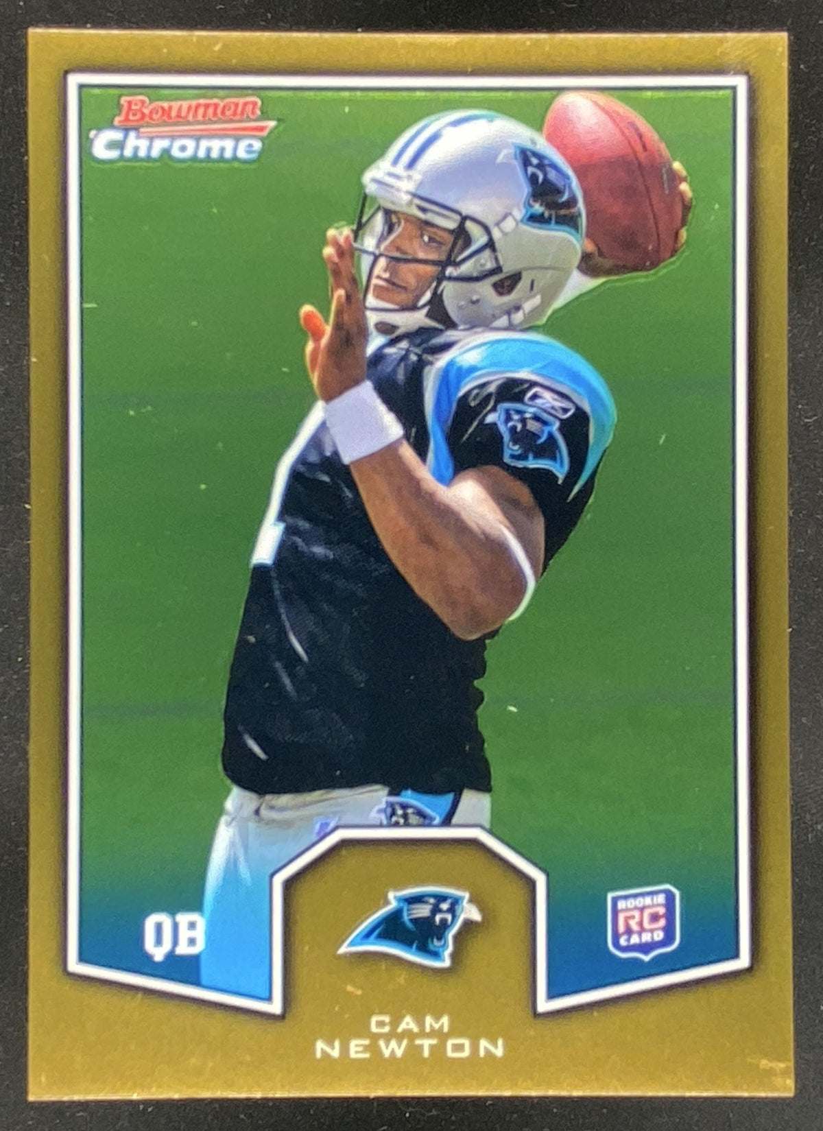 2011 Bowman Chrome Cam Newton #BCR-18 trading card