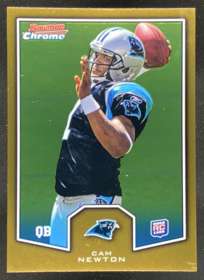 2011 Bowman Chrome Cam Newton #BCR-18 trading card