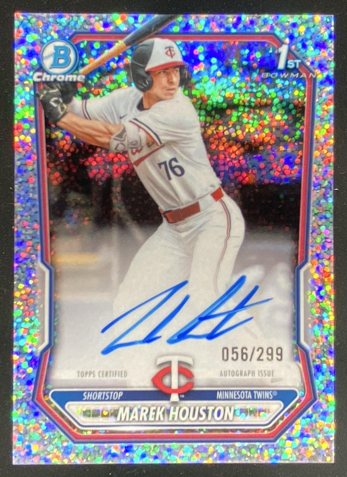 2026 Bowman Marek Houston trading card
