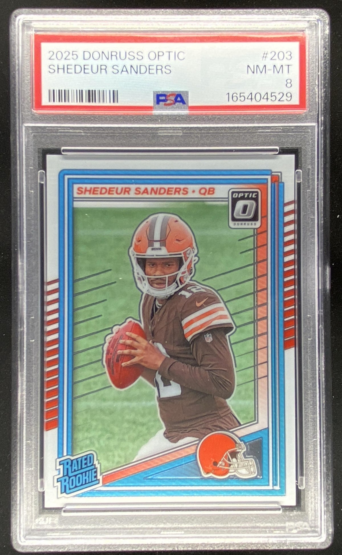 2025 Panini Donruss Optic Shedeur Sanders #203 trading card