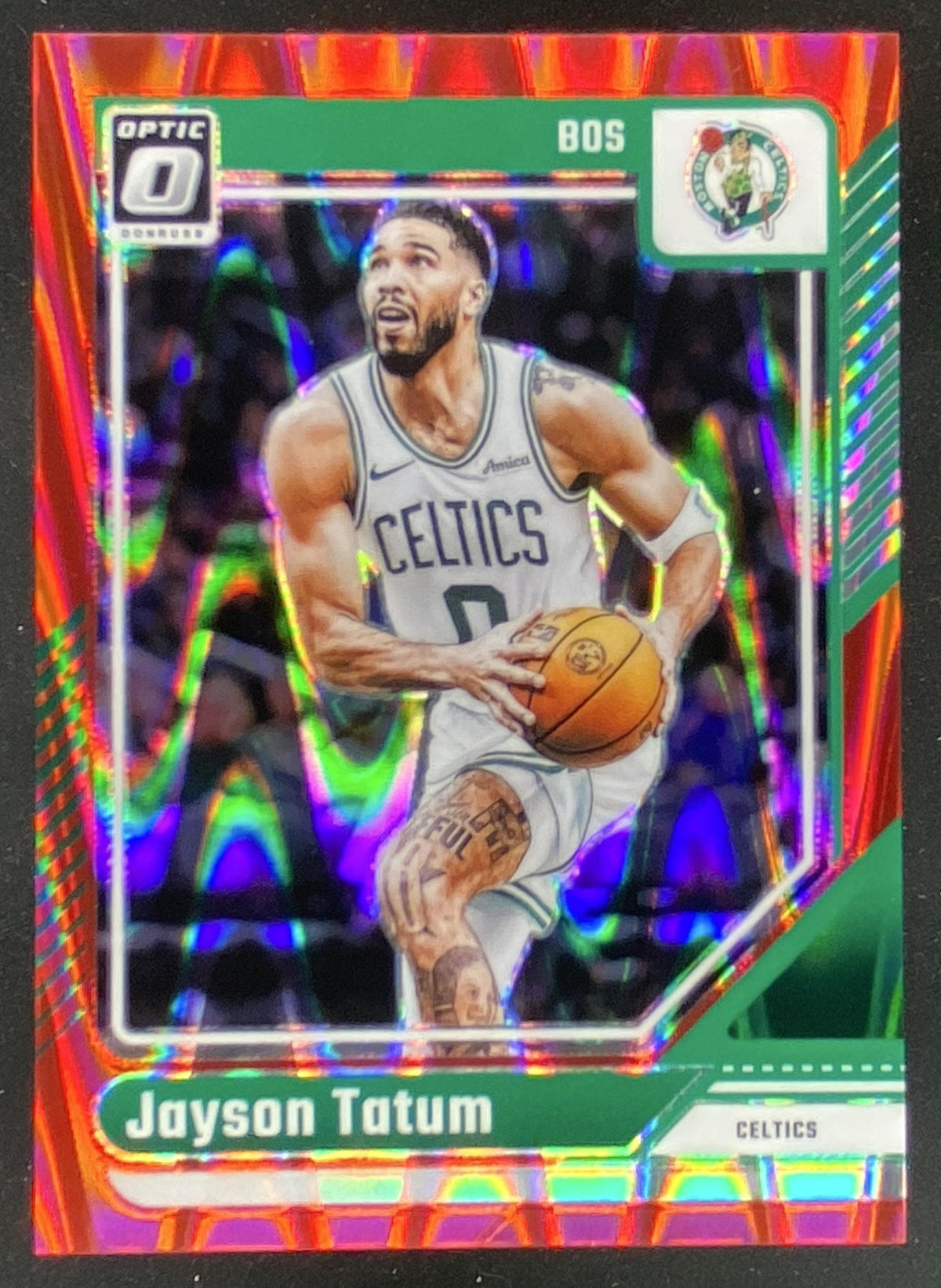 2024 Panini Donruss Optic Jayson Tatum trading card