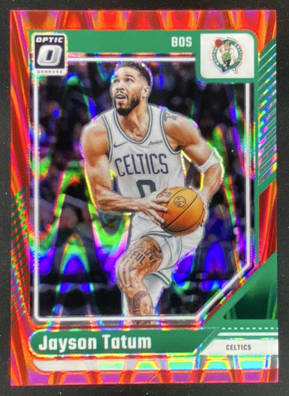 2024 Panini Donruss Optic Jayson Tatum trading card