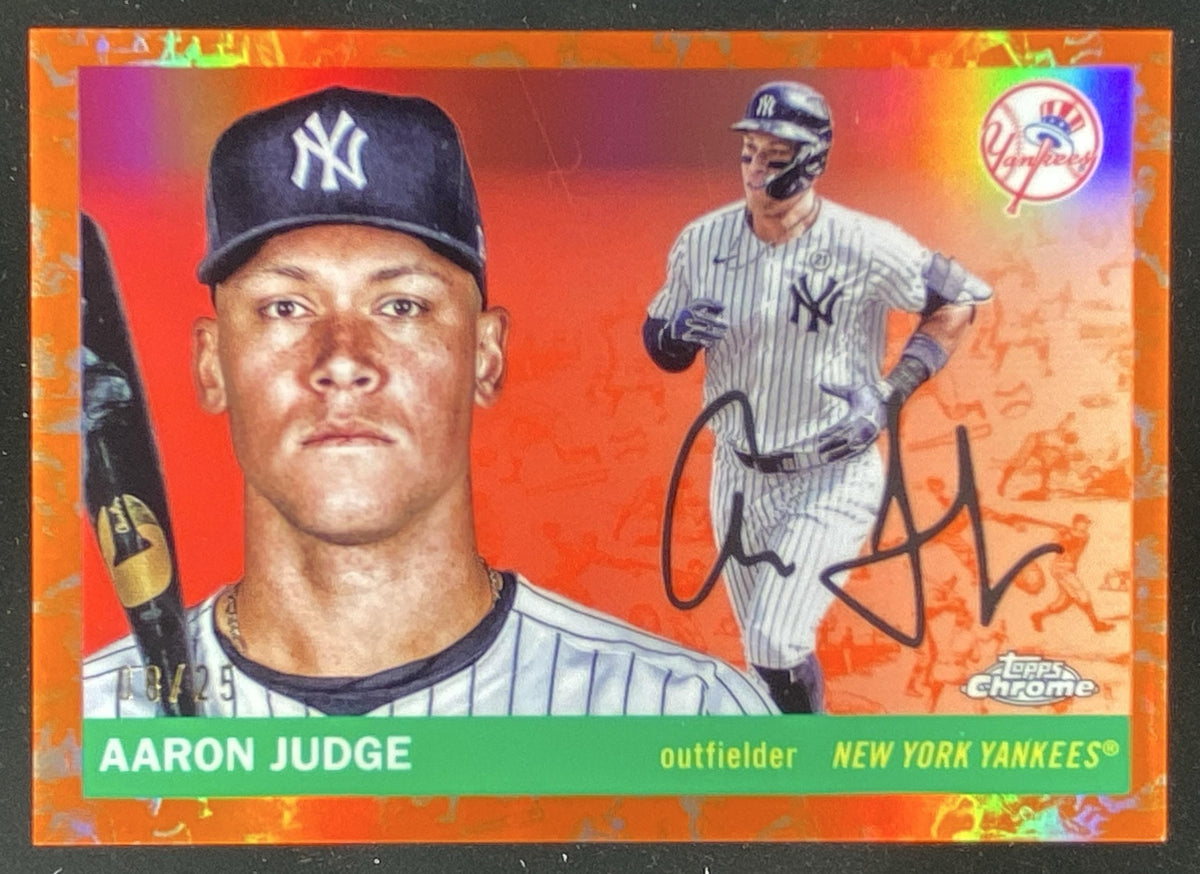 2025 Topps Chrome Platinum Aaron Judge trading card