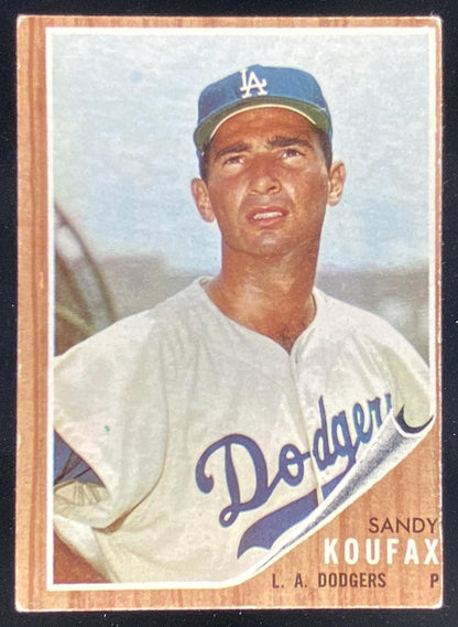 1962 Topps Sandy Koufax #5 trading card