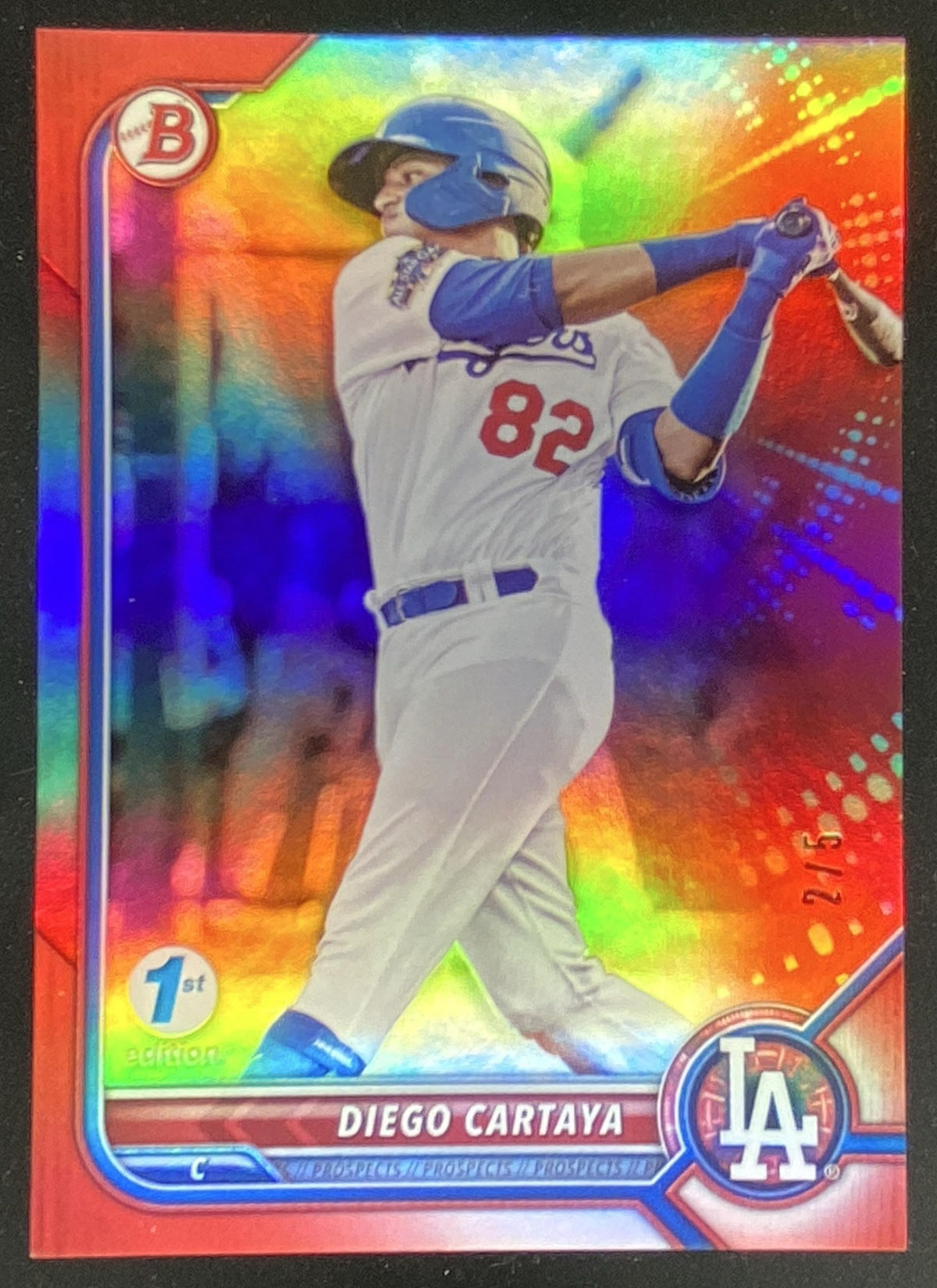 2022 Bowman 1st Edition Diego Cartaya #BPPF-103 trading card