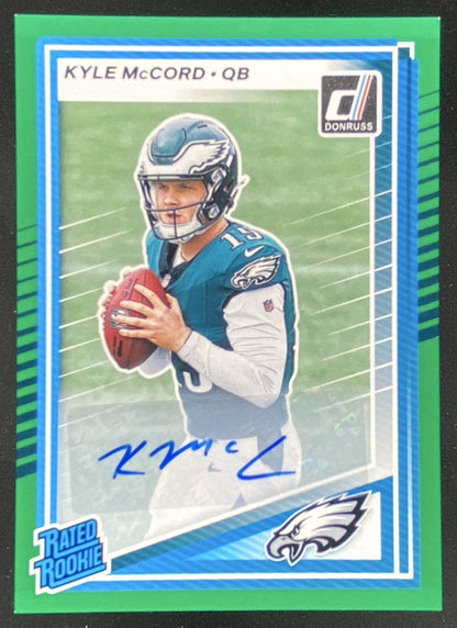 2025 Panini Donruss Kyle McCord #325 trading card