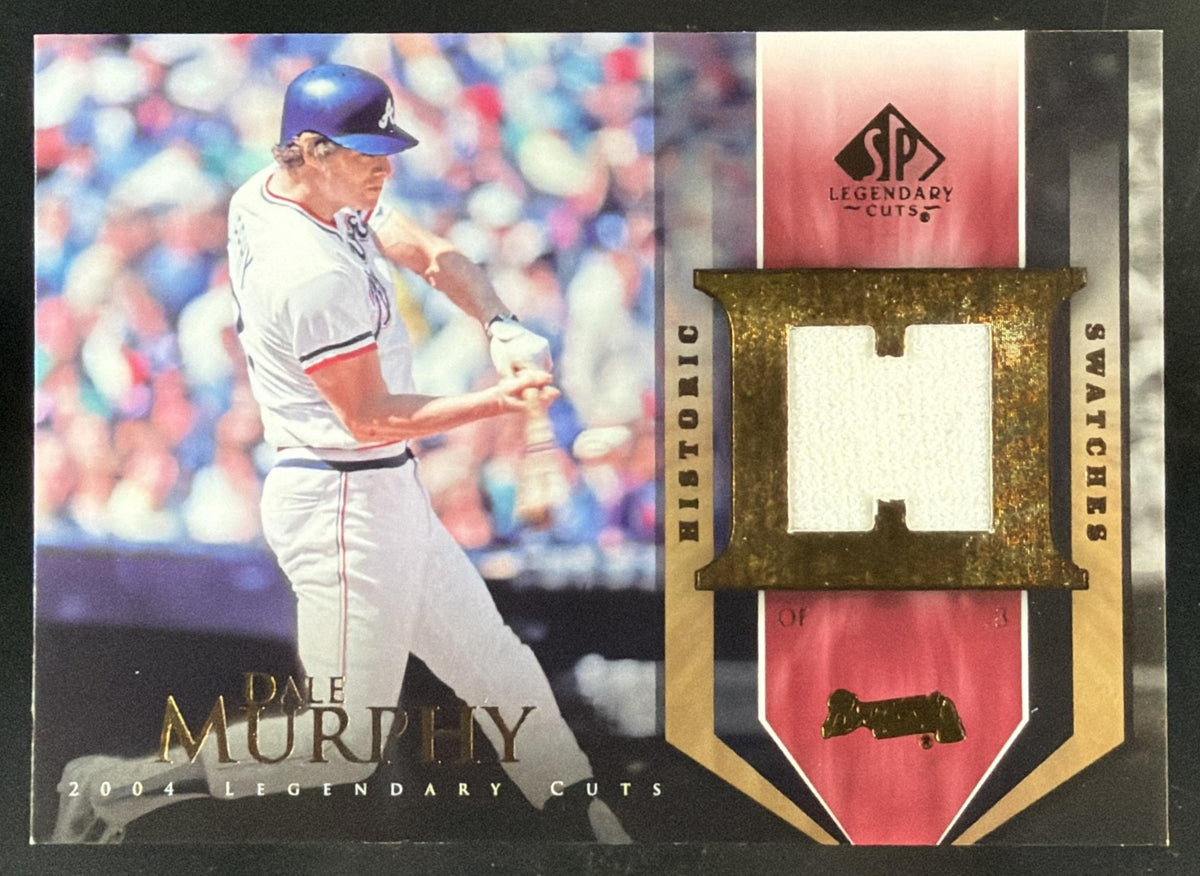 2004 SP Legendary Cuts Historical Swatches Dale Murphy trading card