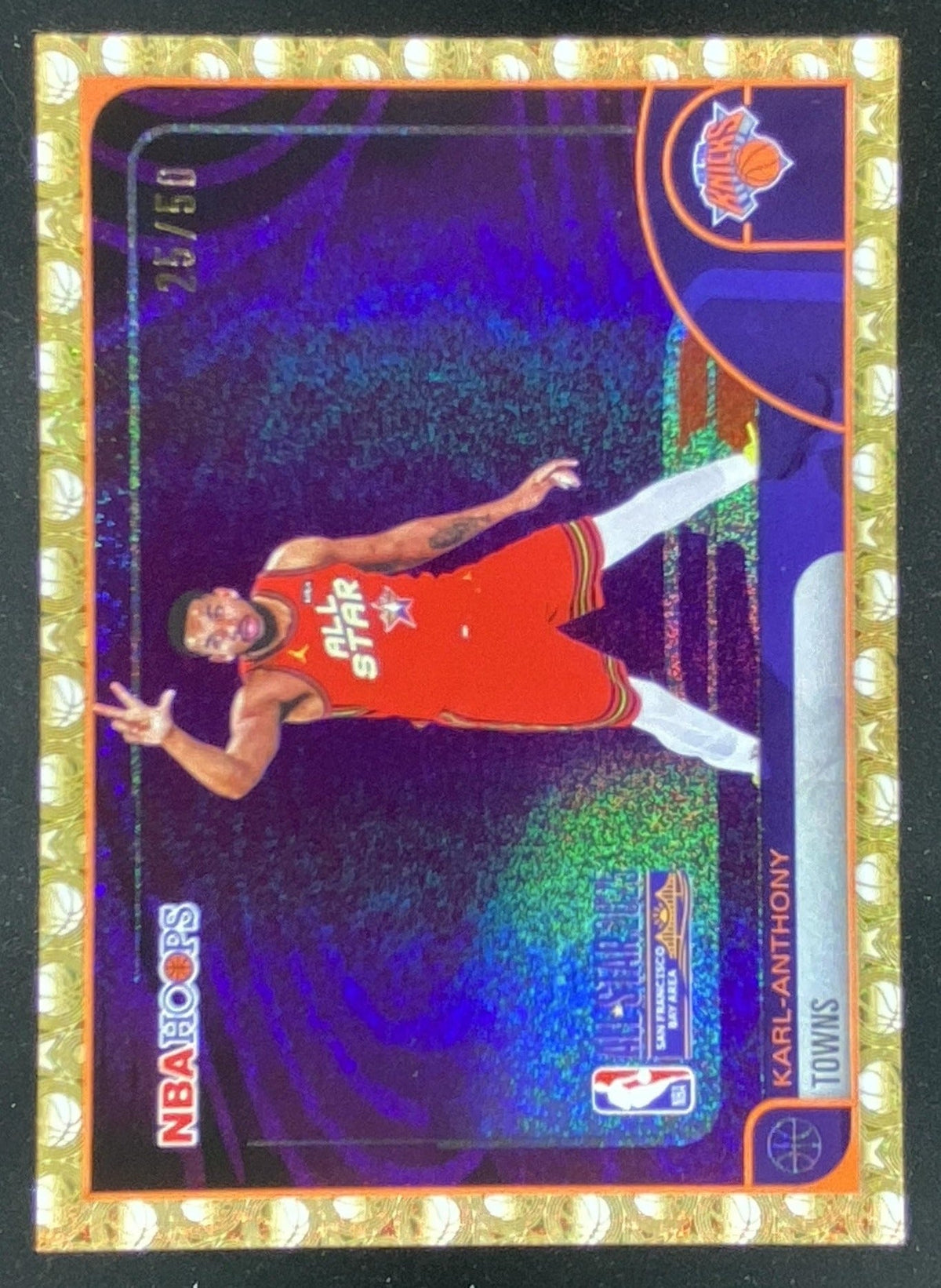 2025 Topps Hoops Karl-Anthony Towns trading card