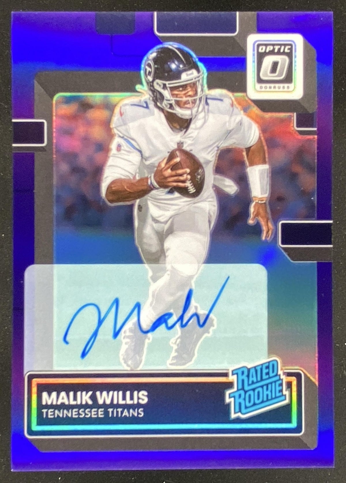 2022 Panini Donruss Optic Malik Willis trading card