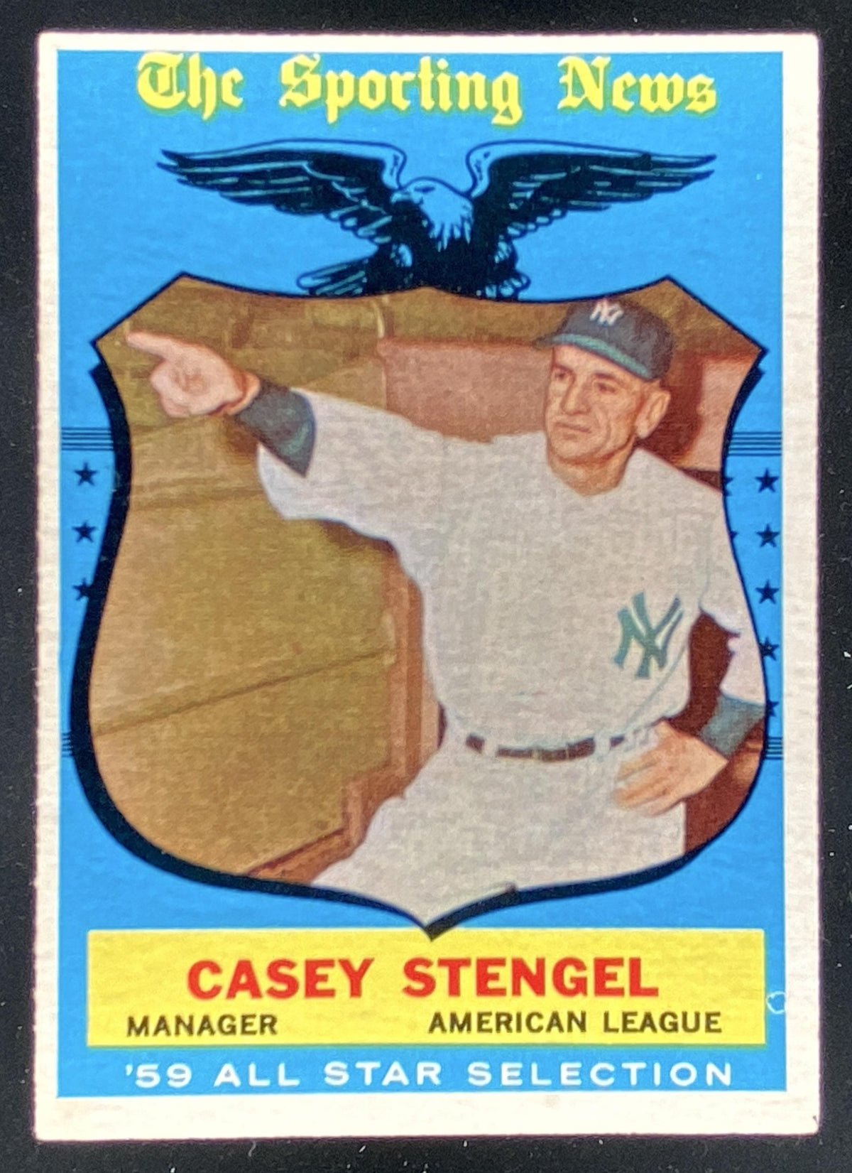 1959 Topps Casey Stengel #552 trading card