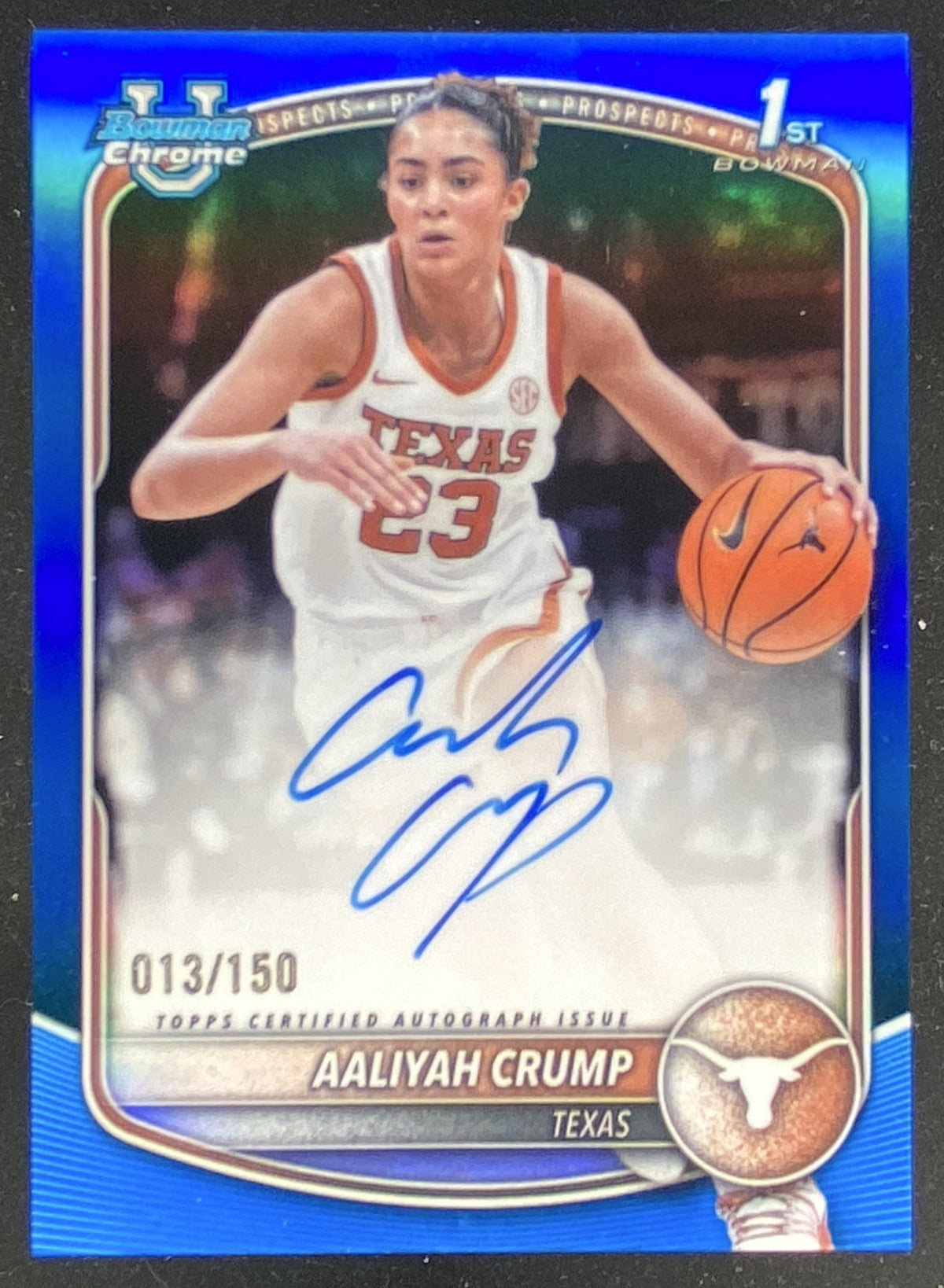 2025 Bowman Aaliyah Crump #CPA-AC trading card