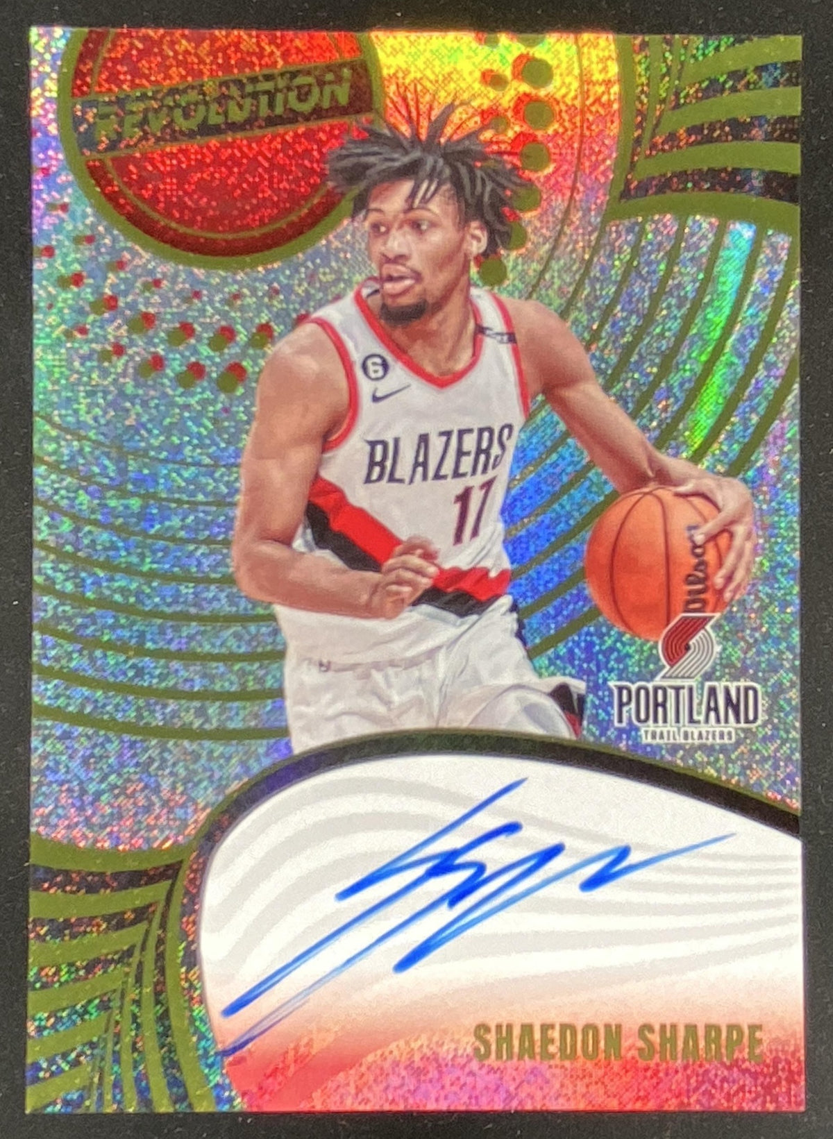 2023 Panini Revolution Shaedon Sharpe #A-SSB trading card