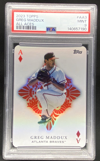 2023 Topps Greg Maddux #AA-3 graded PSA 9 trading card