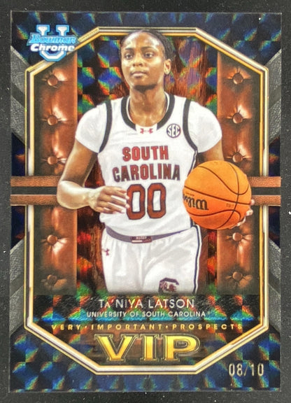 2025 Bowman Ta'Niya Latson trading card