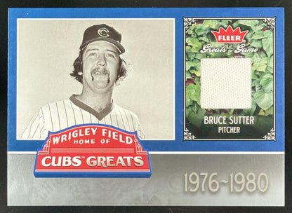 2006 Fleer Greats of the Game Cubs Greats Bruce Sutter trading card