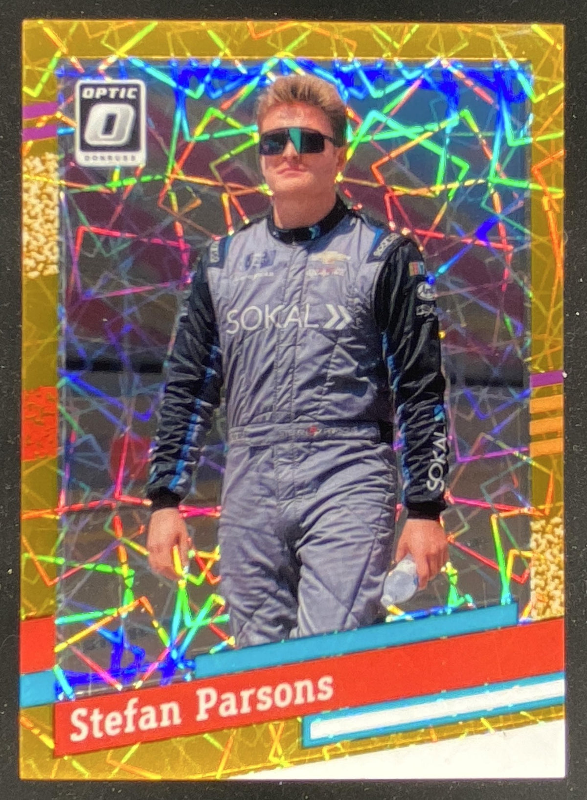 2024 Panini Donruss Optic Racing Stefan Parsons trading card
