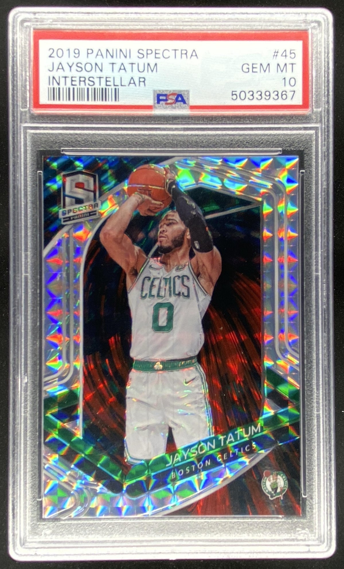 2019 Panini Spectra Jayson Tatum #45 trading card