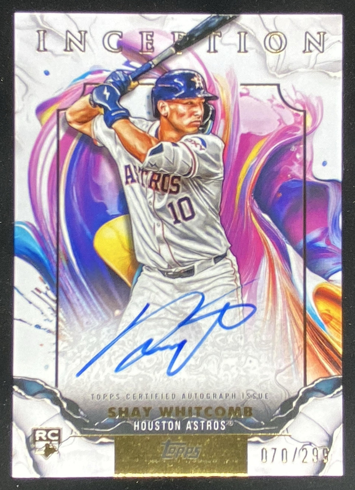 2025 Topps Inception Shay Whitcomb #RESA-SW trading card