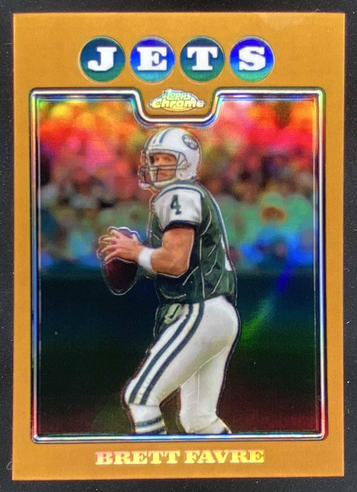 2008 Topps Chrome Brett Favre #34 trading card