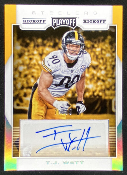 2017 Panini Playoff T.J. Watt #RS-TJ trading card