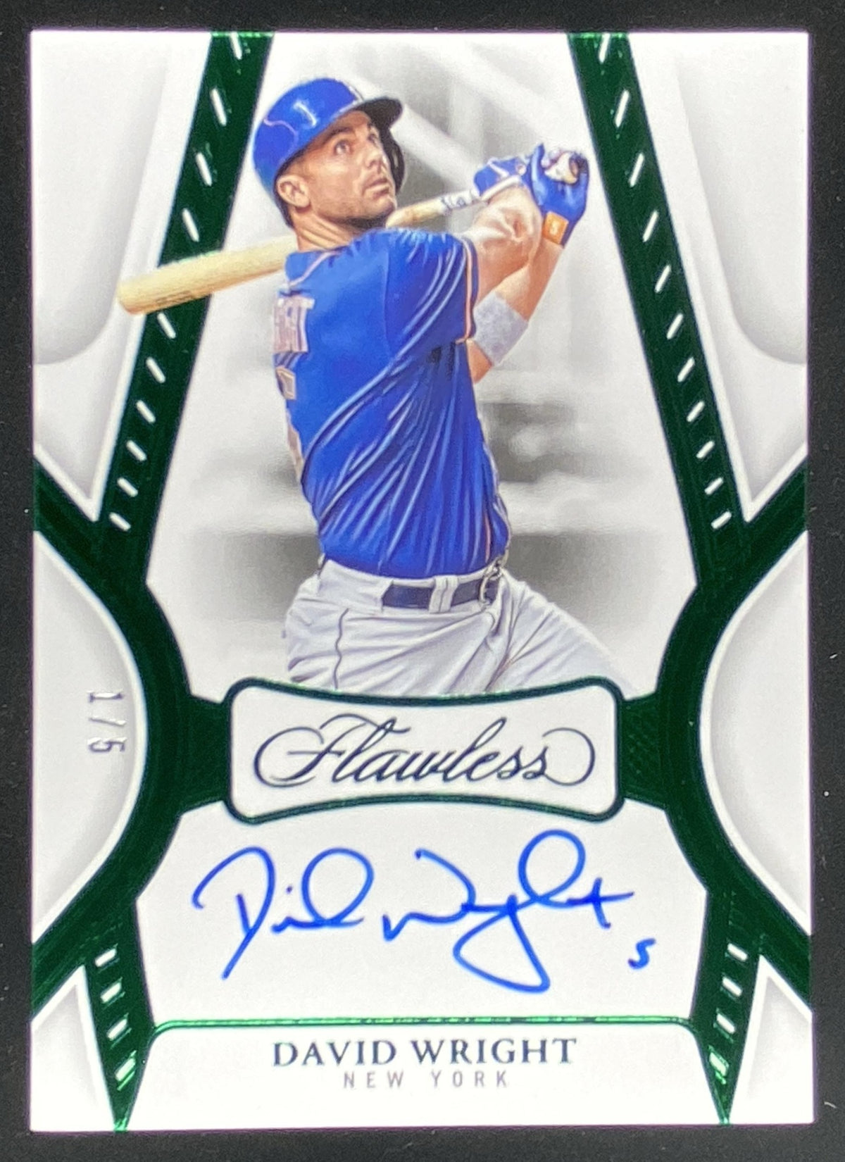 2025 Panini Flawless David Wright #FA-DW trading card