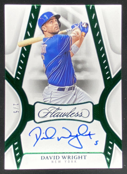 2025 Panini Flawless David Wright #FA-DW trading card