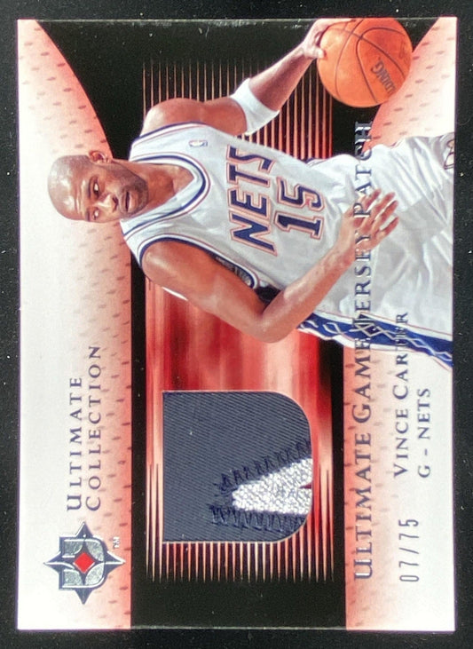 2005 Upper Deck Ultimate Collection Vince Carter trading card