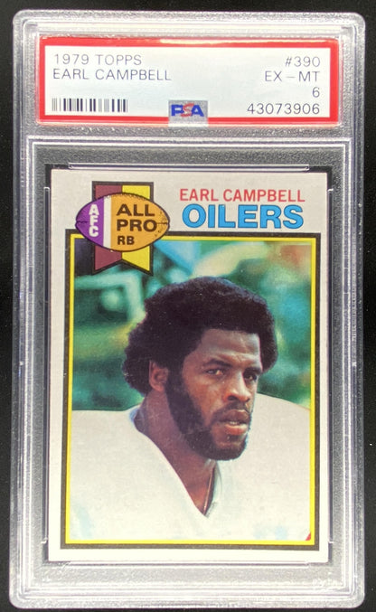 1979 Topps Earl Campbell #390 trading card