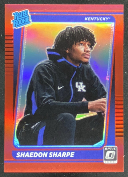 2022 Panini Chronicles Draft Picks Shaedon Sharpe trading card