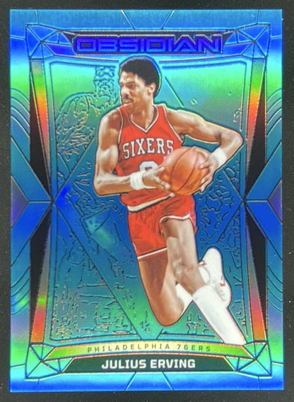 2023 Panini Obsidian Julius Erving trading card