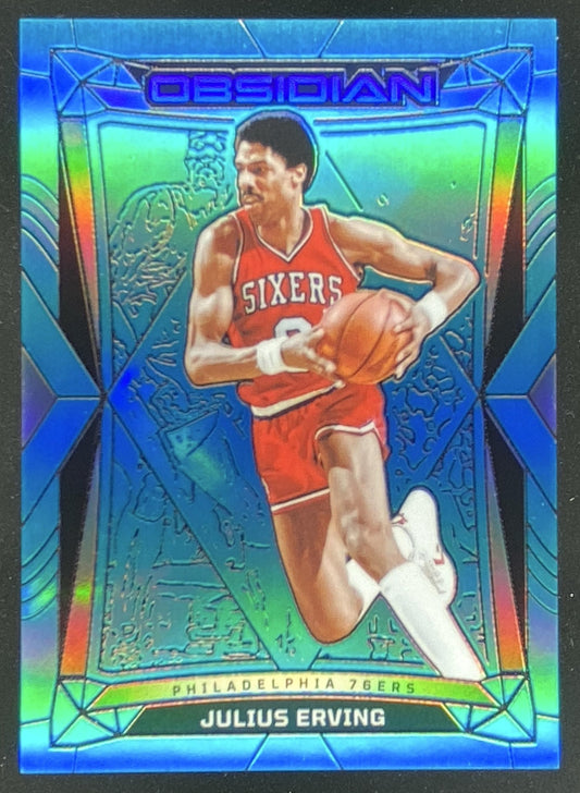 2023 Panini Obsidian Julius Erving trading card