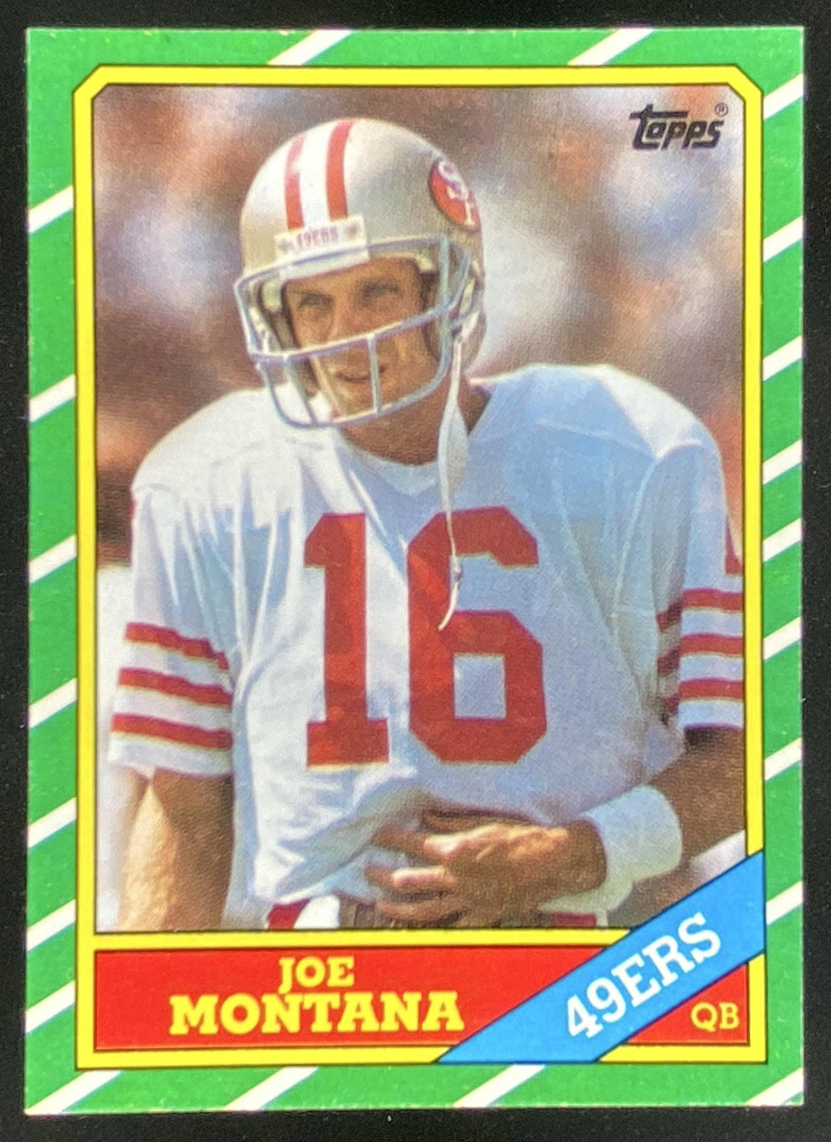 1986 Topps Joe Montana #156 trading card