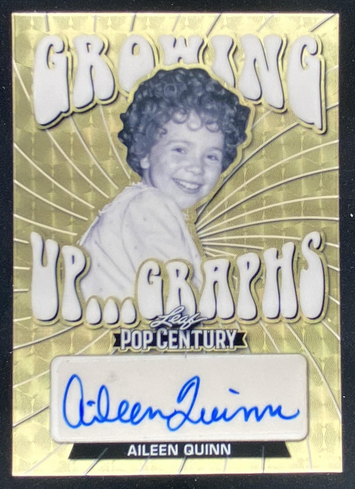 2022 Leaf Metal Pop Century Aileen Quinn trading card